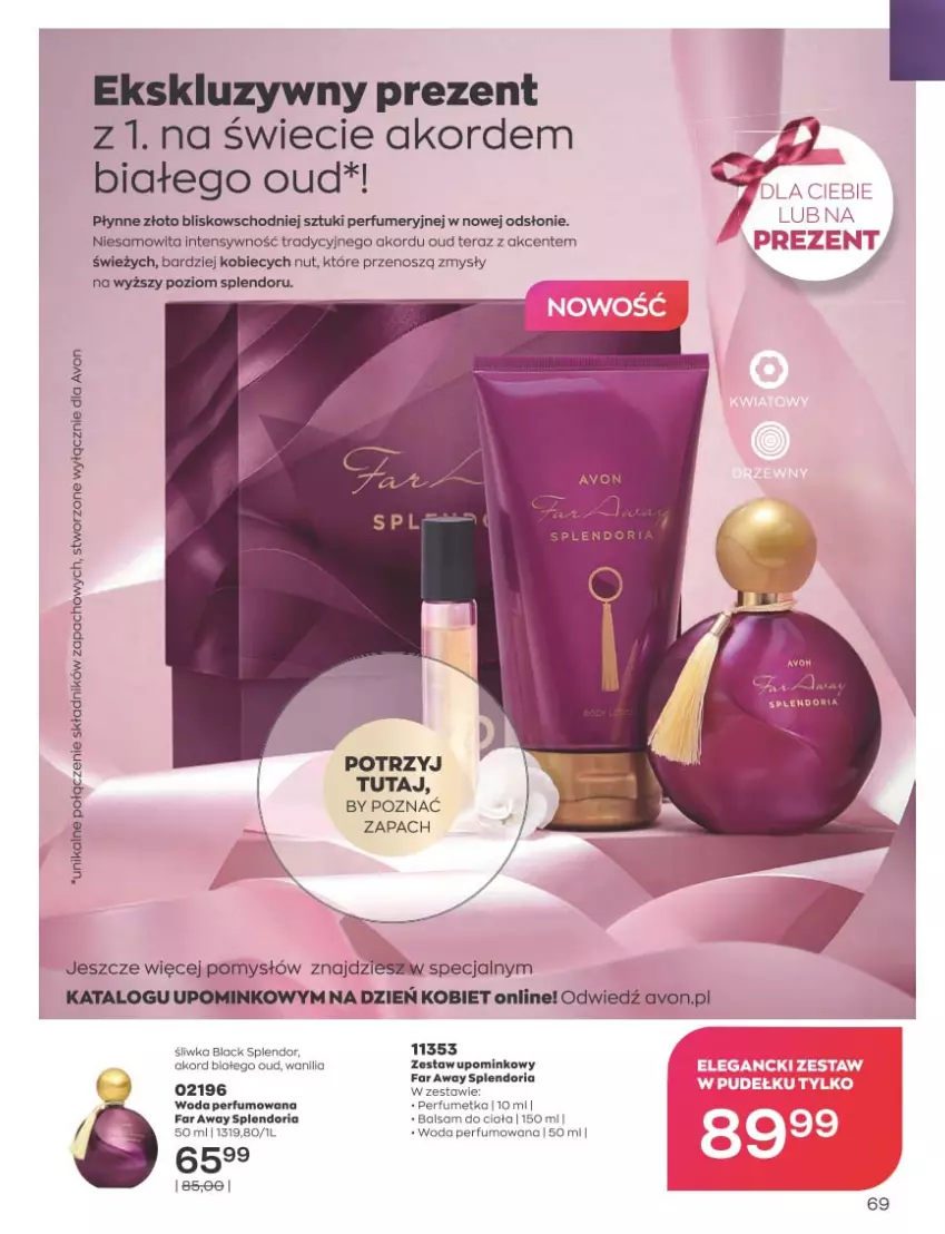 Gazetka promocyjna Avon - Katalog Avon 3/2023 kampania marzec - ważna 01.03 do 31.03.2023 - strona 69 - produkty: Bols, Fa, LEGO, Perfum, Tera, Woda, Woda perfumowana