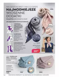 Gazetka promocyjna Avon - Katalog Avon 3/2023 kampania marzec - Gazetka - ważna od 31.03 do 31.03.2023 - strona 134 - produkty: Torebka, Koc, Body, Szal, Kosz, Pasek, Perła