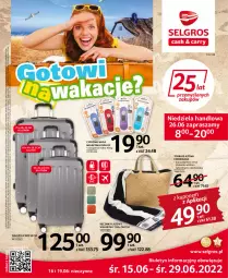 Gazetka promocyjna Selgros - Katalog Urlop - Gazetka - ważna od 31.12 do 31.12.2022 - strona 1 - produkty: Walizka, Tran, Ręcznik, Torba, Waga, LG, Fa