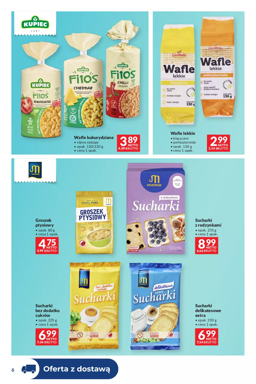 Gazetka promocyjna Makro - Dystrybucja do sklepów - ważna 01.09 do 28.09.2026 - strona 6 - produkty: Groszek, Groszek ptysiowy, Wafle