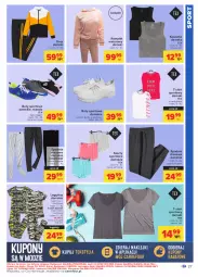 Gazetka promocyjna Carrefour - Gazetka Carrefour - Gazetka - ważna od 17.04 do 17.04.2021 - strona 27 - produkty: Por, Gin, Gra, Buty, Szorty, Granat, Kosz, T-shirt, Koszulka, Dres, Sport, Legginsy, Spodnie, Spodnie dresowe