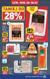 Gazetka promocyjna Aldi - Super ceny na weekend - Gazetka - ważna od 30.03 do 30.03.2024 - strona 3 - produkty: Perliczka, Kiełbasa krakowska, Parówki, Parówki z szynki, Golden Seafood, Mintaj, Piekarnik, Kiełbasa, Mięso