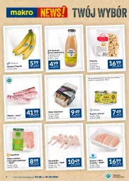 Gazetka promocyjna Makro - Najlepsze oferty - Gazetka - ważna od 18.09 do 18.09.2023 - strona 2 - produkty: Kurczak, Banany, Mięso mielone, Sok, Gra, Rama, Miętus, Tusz, Kawior, Dorsz, Mięso