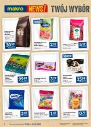Gazetka promocyjna Makro - Najlepsze oferty - Gazetka - ważna od 18.09 do 18.09.2023 - strona 8 - produkty: Goplana, Cukier, Kawa ziarnista, Kawa, Dilmah, Chupa Chups, Lack, LANA, Czekolada mleczna, Czekolada, Cukierki, Lizaki, Woseba, Merci