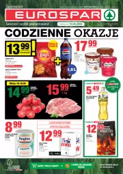 Gazetka promocyjna Spar - EuroSpar - Gazetka - ważna od 17.04 do 17.04.2024 - strona 1 - produkty: Piwo, Gin, Papier, Chipsy, Lody, Pepsi, Ręcznik, Napój gazowany, Olej rzepakowy, Napój, Olej, Pomidor malinowy, LG