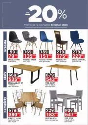 Gazetka promocyjna Merkury Market - Gazetka - ważna od 30.11 do 30.11.2022 - strona 8 - produkty: Gra, Granat, Stół, Krzesło, Meble