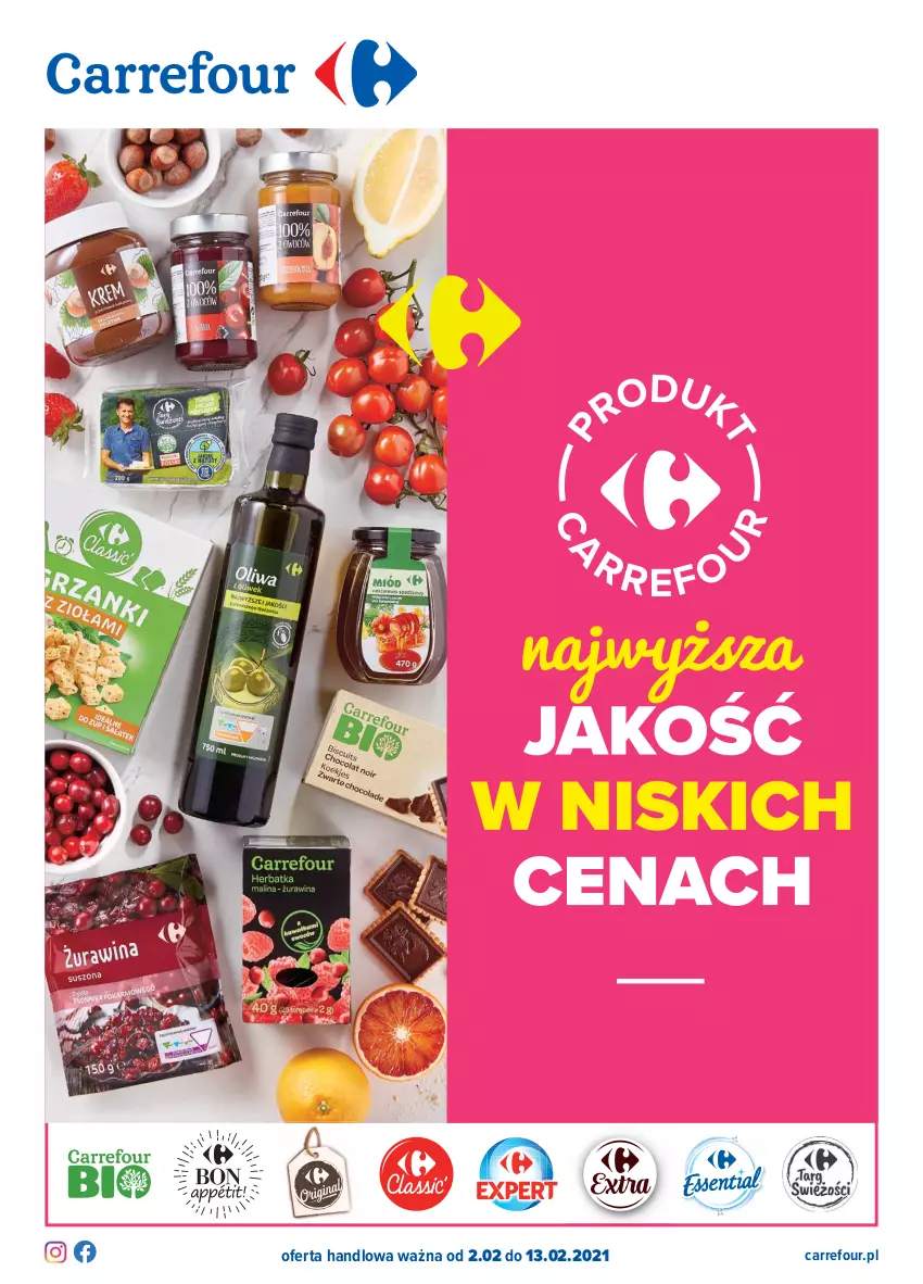 Gazetka promocyjna Carrefour - Gazetka Produkt Carregour - ważna 01.02 do 13.02.2021 - strona 1