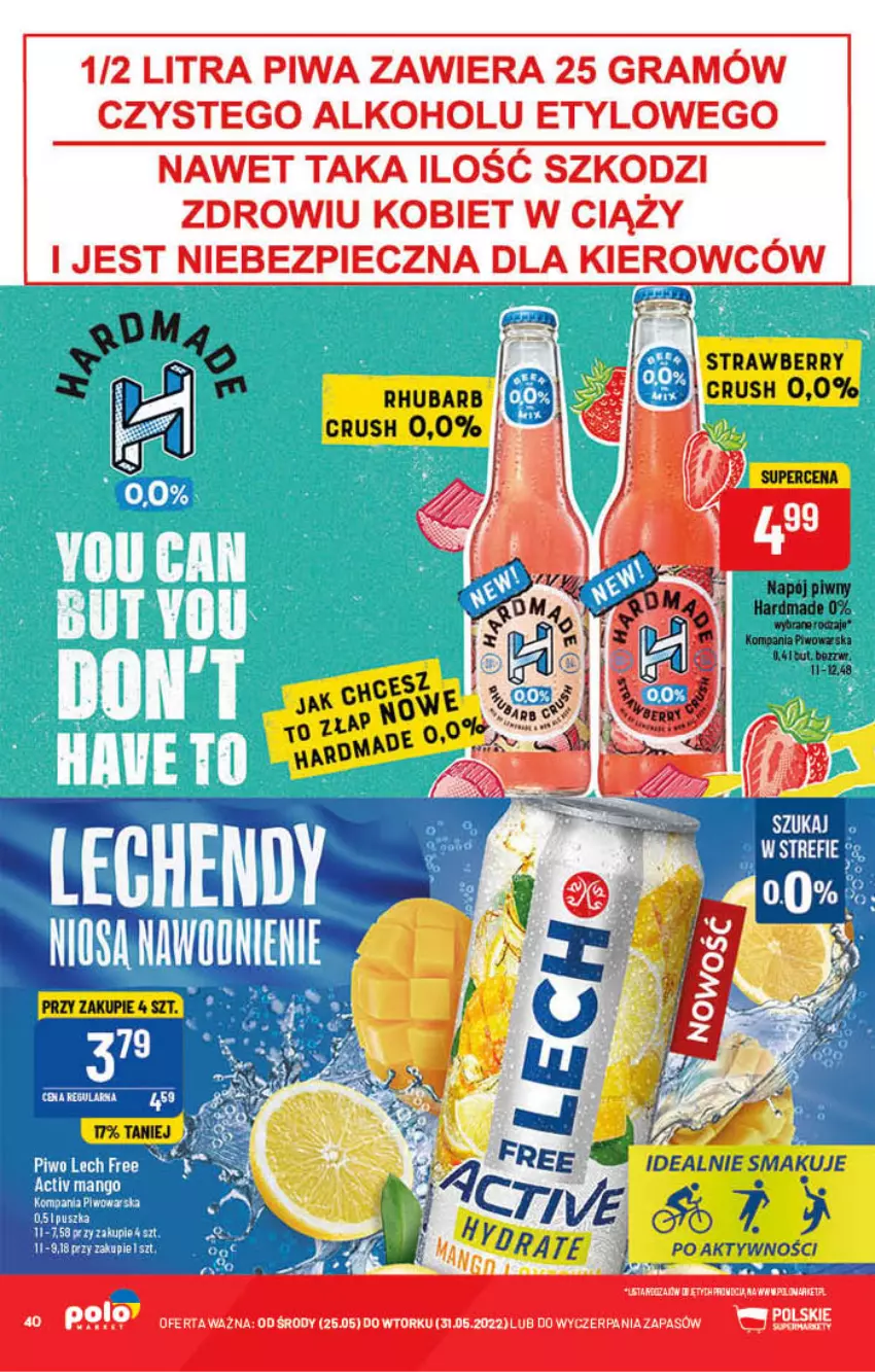 Gazetka promocyjna PoloMarket - Gazetka pomocyjna - ważna 25.05 do 31.05.2022 - strona 40 - produkty: Figi, Gra, Piec, Piwa