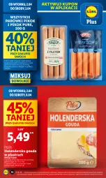 Gazetka promocyjna Lidl - GAZETKA - Gazetka - ważna od 03.04 do 03.04.2024 - strona 10 - produkty: Pur, Parówki, PIKOK, Pilos, Gouda, Olej