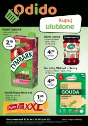 Gazetka promocyjna Odido - Plakat - Gazetka - ważna od 02.11 do 02.11.2023 - strona 1 - produkty: Ser, Prince Polo, Dżem, Tymbark, Napój