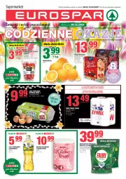 Gazetka promocyjna Spar - EuroSpar - Gazetka - ważna od 06.03 do 06.03.2024 - strona 1 - produkty: Piwo, Ręcznik kuchenny, Jaja, Mleczko, Ręcznik, Ptasie mleczko, Fairy, Olej rzepakowy, Olej, Jaja z wolnego wybiegu, LG, Fa