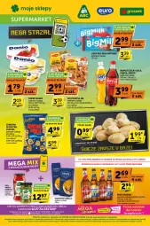 Gazetka promocyjna ABC - Gazetka - ważna od 09.07 do 09.07.2024 - strona 1 - produkty: Piwa, Piwo, Lubella, Makaron, Sos, Ser, Gra, Bell, Big Milk, Ziemniaki, Coca-Cola, Chrupki, Warka, Lody, Serek, Pesto, Fanta, Danio, Bella, Sprite, Napój, Groszek, Miecz, LG, Fa