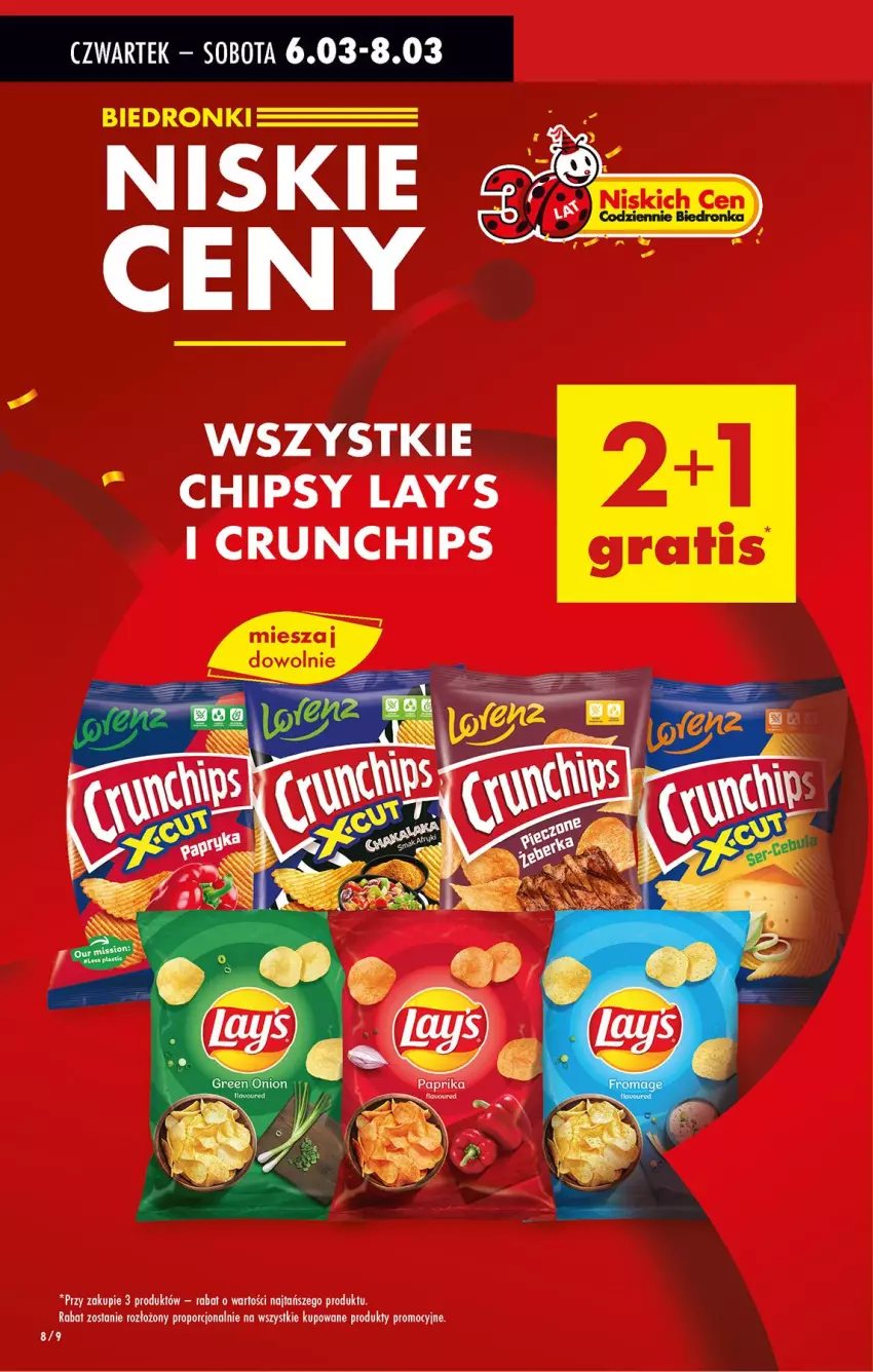 Gazetka promocyjna Biedronka - Od Czwartku - ważna 06.03 do 12.03.2025 - strona 10 - produkty: Chipsy, Crunchips, Por