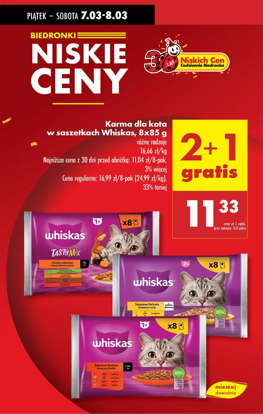 Gazetka promocyjna Biedronka - Od Czwartku - ważna 06.03 do 12.03.2025 - strona 13 - produkty: Whiskas