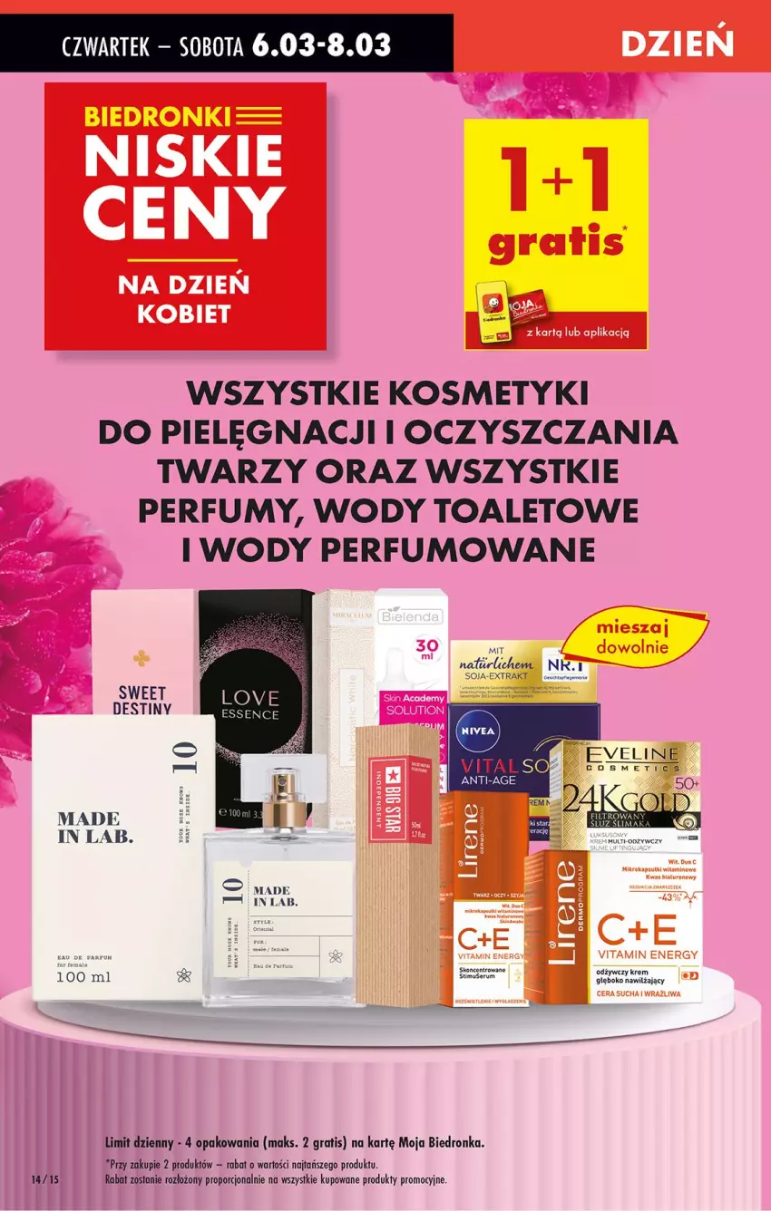 Gazetka promocyjna Biedronka - Od Czwartku - ważna 06.03 do 12.03.2025 - strona 18 - produkty: Eveline, Gra, Kosmetyki do pielęgnacji, Perfum, Por