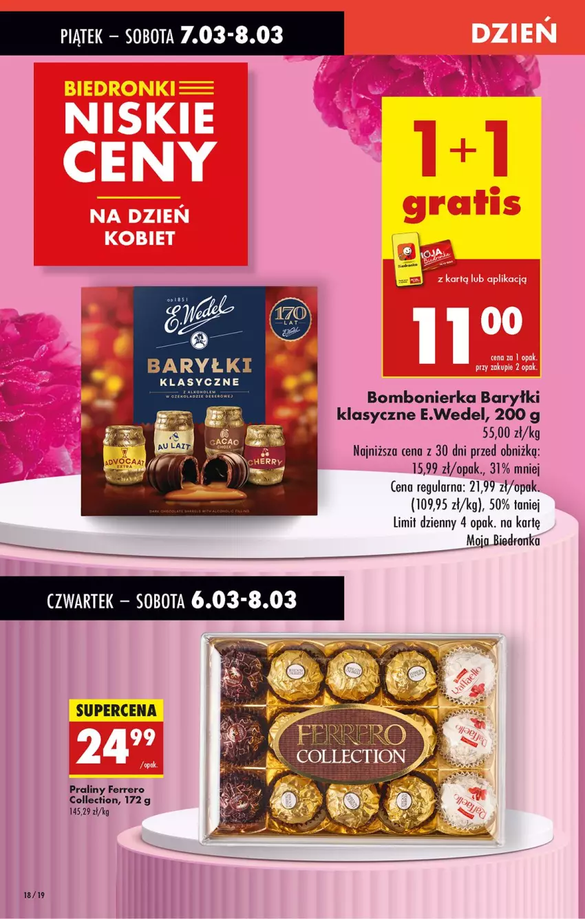 Gazetka promocyjna Biedronka - Od Czwartku - ważna 06.03 do 12.03.2025 - strona 22 - produkty: Ferrero, Praliny