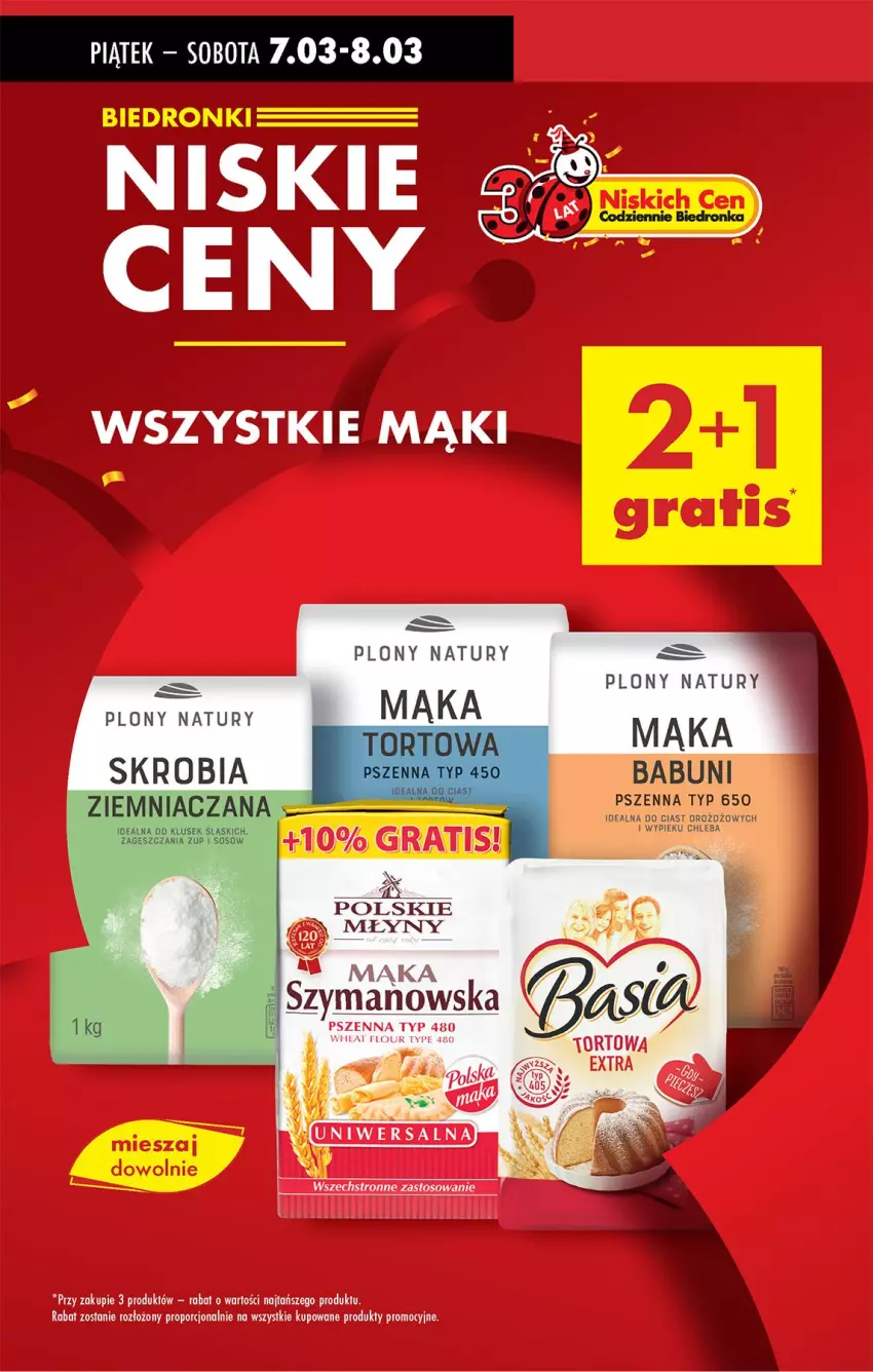 Gazetka promocyjna Biedronka - Od Czwartku - ważna 06.03 do 12.03.2025 - strona 7 - produkty: Mąka, Mąka tortowa, Por, Sos