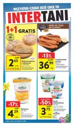 Gazetka promocyjna Intermarche - Gazetka - ważna od 02.04 do 02.04.2025 - strona 41 - produkty: Ser, Piątnica, Serek, Frankfurterki, Chleb
