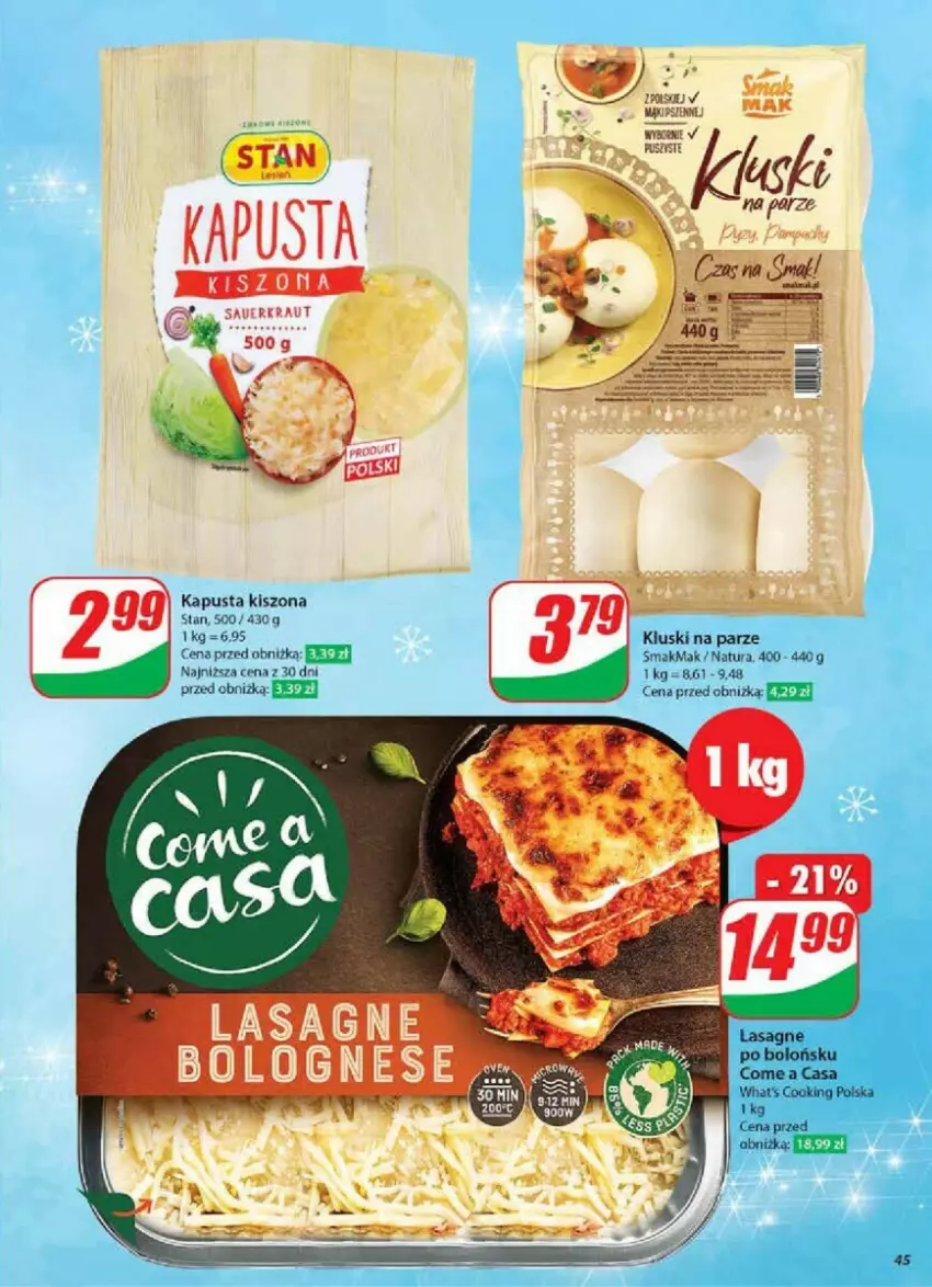 Gazetka promocyjna Dino - ważna 04.12 do 10.12.2024 - strona 40 - produkty: Kluski na parze, Lasagne