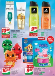 Gazetka promocyjna Dino - Gazetka - ważna od 10.12 do 10.12.2024 - strona 53 - produkty: Pantene, Dinozaur, Adidas, Szampon, Kula do kąpieli, Odżywka