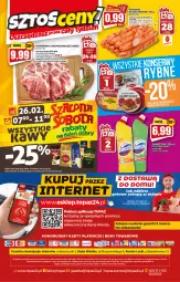 Gazetka promocyjna Topaz - Gazetka - Gazetka - ważna od 02.03 do 02.03.2022 - strona 20 - produkty: Top, Sok, Paprykarz, Sokołów, Parówki, Papryka, Karkówka wieprzowa, Lack, Waga, Olej