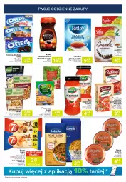Gazetka promocyjna Carrefour - Gazetka Express - Gazetka - ważna od 19.04 do 19.04.2021 - strona 3 - produkty: Lubella, Makaron, Ciastka, Nescafé, Kawa rozpuszczalna, Sos, Mus, Gra, Bell, Kawa, Kosz, Sante, Tetley, Rogal, Bella, Pudliszki, Herbata, Kamis, Oreo, Granola, Pomidory, Knorr