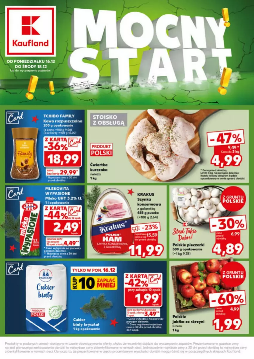 Gazetka promocyjna Kaufland - ważna 16.12 do 18.12.2024 - strona 1 - produkty: Kawa, Kawa rozpuszczalna, LANA, Piec, Por