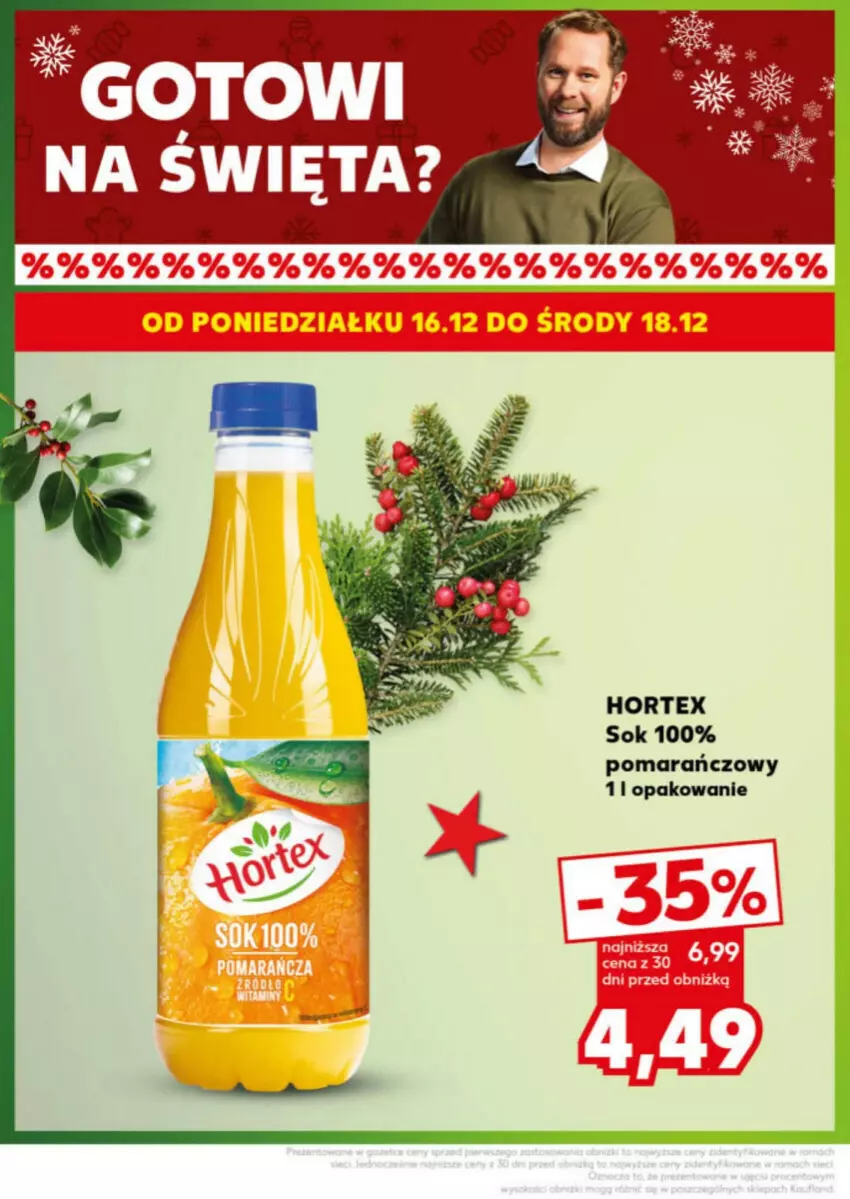 Gazetka promocyjna Kaufland - ważna 16.12 do 18.12.2024 - strona 12 - produkty: Hortex, Sok