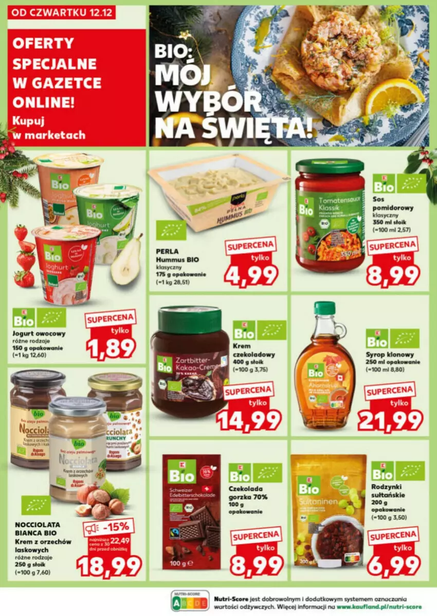 Gazetka promocyjna Kaufland - ważna 16.12 do 18.12.2024 - strona 35 - produkty: Fa, Hummus, Mus, Rodzynki, Syrop