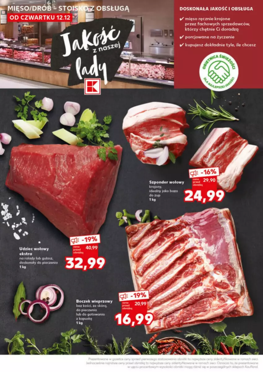 Gazetka promocyjna Kaufland - ważna 16.12 do 18.12.2024 - strona 8 - produkty: Boczek, Boczek wieprzowy, Fa, Mięso, Piec, Por