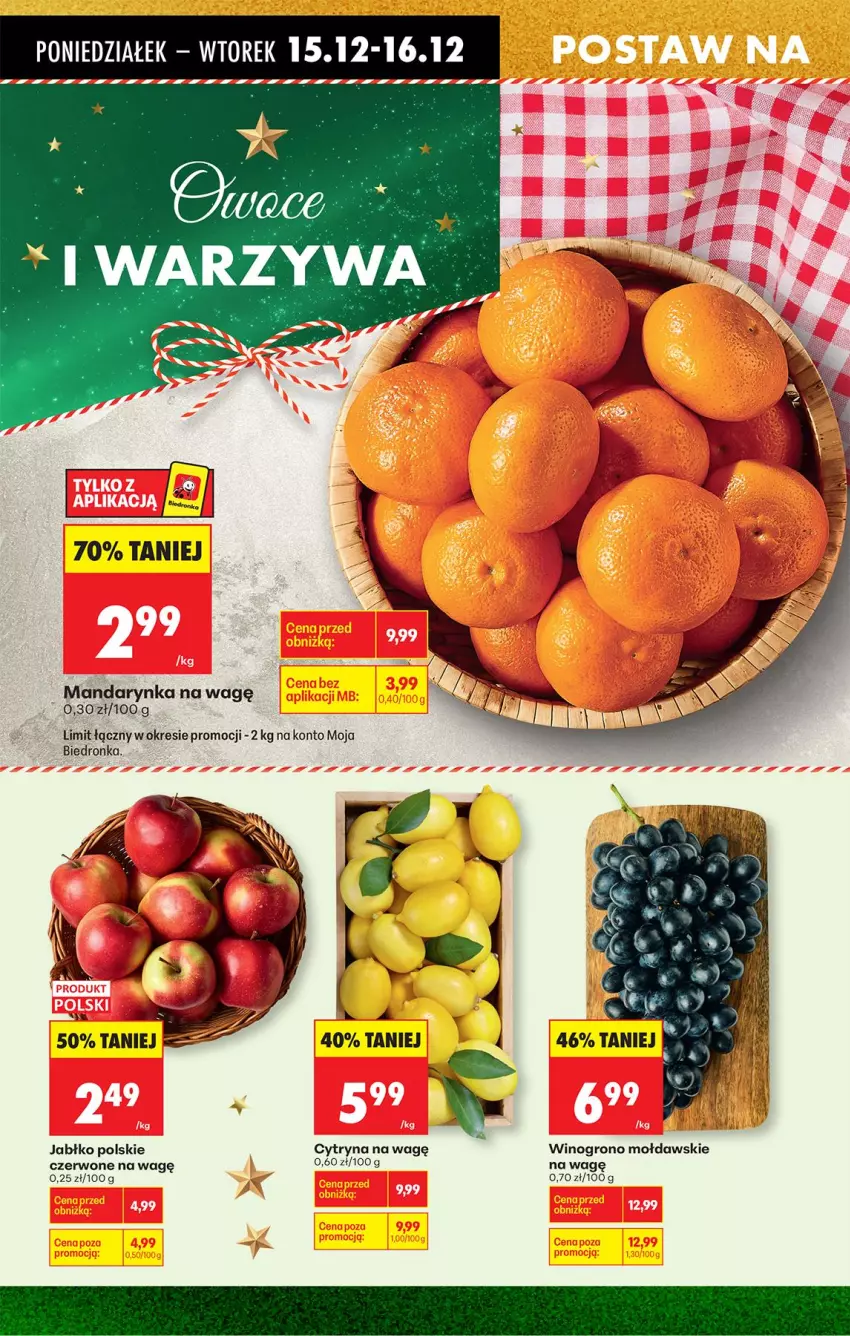 Gazetka promocyjna Biedronka - Od Poniedziałku - ważna 15.12 do 20.12.2025 - strona 24 - produkty: Warzywa, Wino