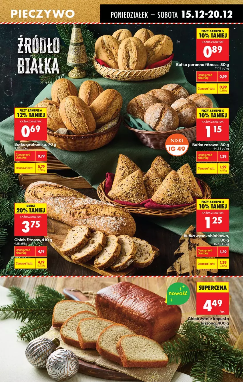 Gazetka promocyjna Biedronka - Od Poniedziałku - ważna 15.12 do 20.12.2025 - strona 37 - produkty: Bułka, Fa, Por