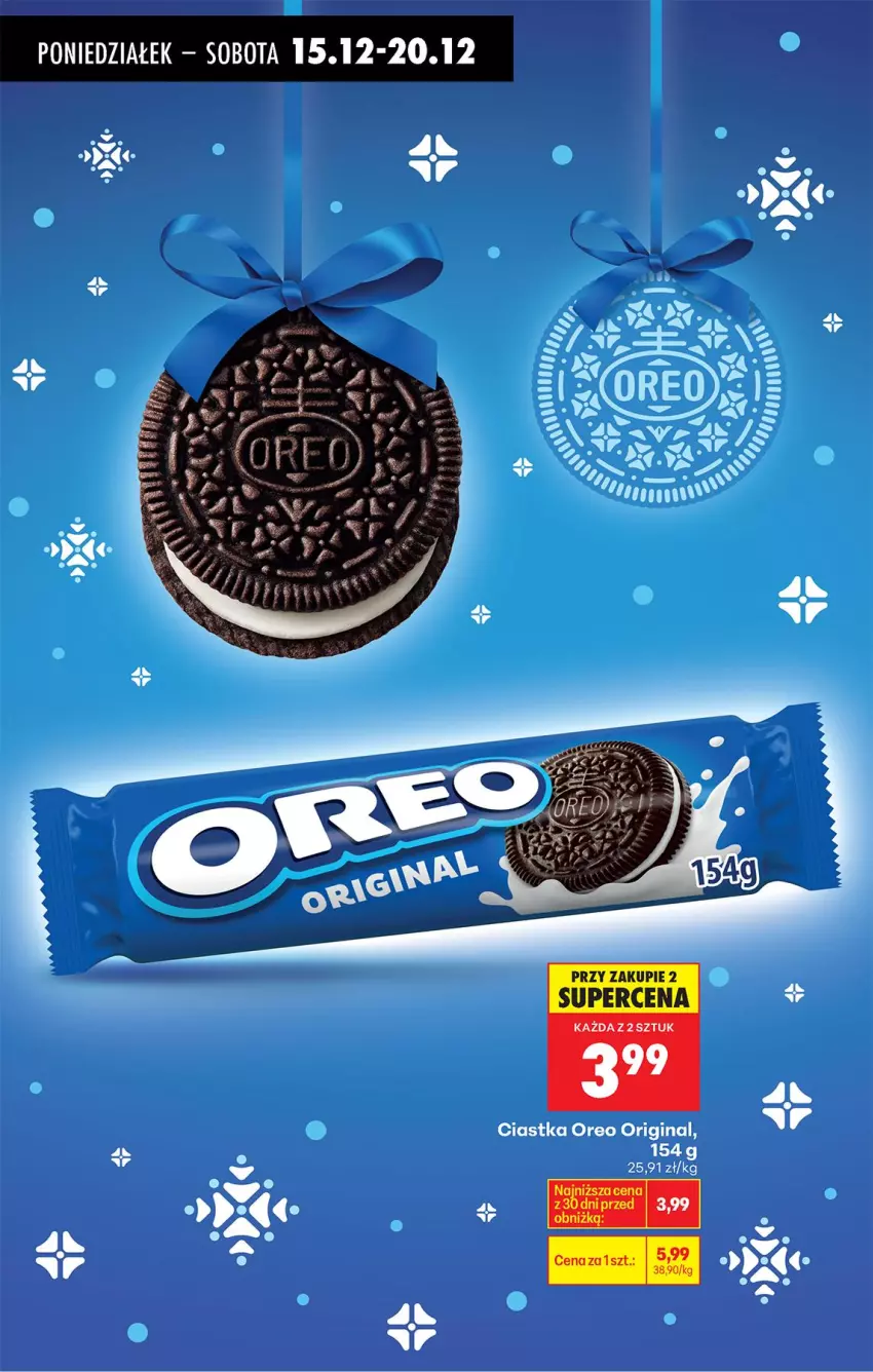 Gazetka promocyjna Biedronka - Od Poniedziałku - ważna 15.12 do 20.12.2025 - strona 75 - produkty: Ciastka, Gin, Oreo