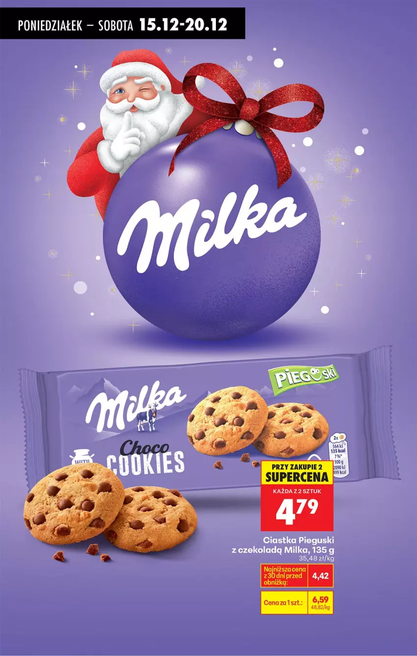 Gazetka promocyjna Biedronka - Od Poniedziałku - ważna 15.12 do 20.12.2025 - strona 80 - produkty: Ciastka, Milka