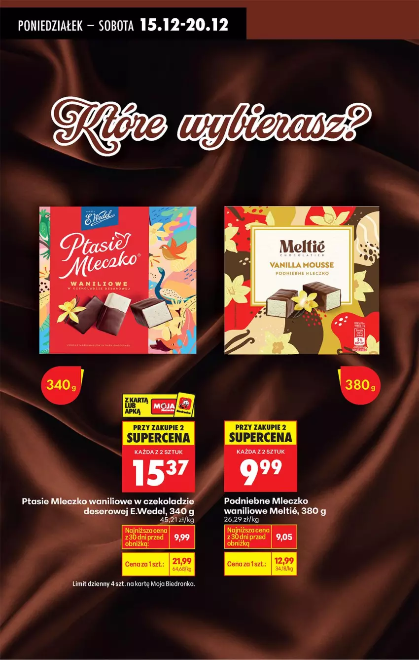 Gazetka promocyjna Biedronka - Od Poniedziałku - ważna 15.12 do 20.12.2025 - strona 84 - produkty: Deser, Mleczko, Ptasie mleczko, Ser