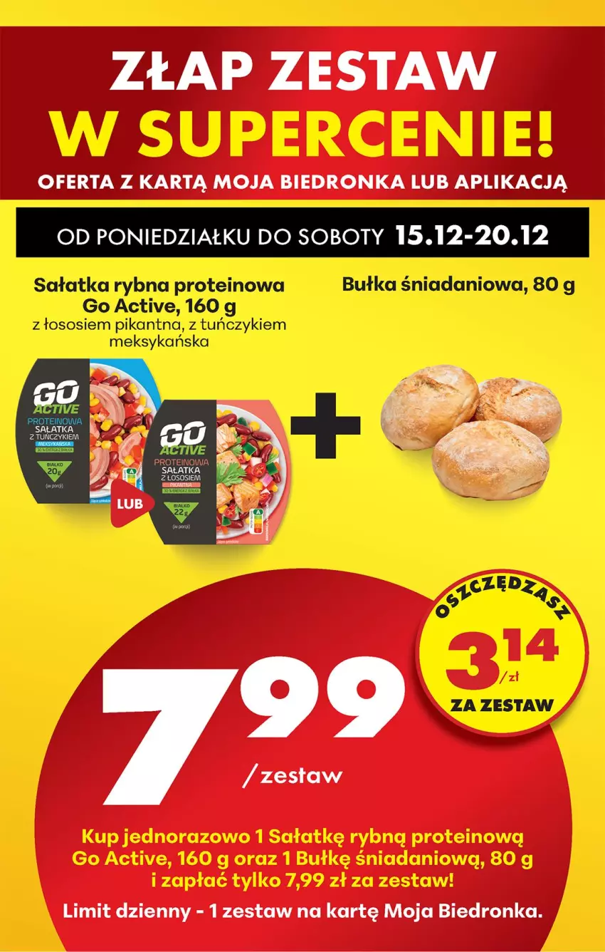 Gazetka promocyjna Biedronka - Od Poniedziałku - ważna 15.12 do 20.12.2025 - strona 88 - produkty: Bułka, Danio, EPEE, Sałat, Sałatka, Sos, Tuńczyk