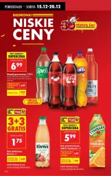 Gazetka promocyjna Biedronka - Od Poniedziałku - Gazetka - ważna od 20.12 do 20.12.2025 - strona 18 - produkty: Sok, Coca-Cola, Sok jabłkowy, Tymbark