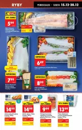 Gazetka promocyjna Biedronka - Od Poniedziałku - Gazetka - ważna od 20.12 do 20.12.2025 - strona 31 - produkty: Halibut, Frosta, Sos, Por, Stek, Filet z sandacza, Paluszki rybne, Pstrąg, Dorsz, Sandacz, Lisner, Pstrąg łososiowy, LG