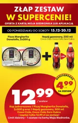 Gazetka promocyjna Biedronka - Od Poniedziałku - Gazetka - ważna od 20.12 do 20.12.2025 - strona 87 - produkty: Coca-Cola, Pizza, Pizza margherita, Napój gazowany, Napój
