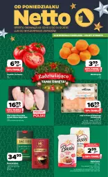 Gazetka promocyjna Netto - Od Poniedziałku - Gazetka - ważna od 14.12 do 14.12.2025 - strona 1 - produkty: Kurczak, Filet z piersi kurczaka, Jaja, Kawa mielona, Kawa, Kosz, Jacobs Krönung, Mąka, Basia, Jacobs, Kokos