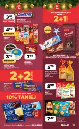 Gazetka promocyjna Netto - Od Poniedziałku - Gazetka - ważna od 14.12 do 14.12.2025 - strona 19 - produkty: Goplana, Ciastka, Sok, Por, Gra, Bell, Chipsy, Snickers, Sante, LANA, Grześki, Sport, Czekolada, Baton, E. Wedel, Pastylki, Ritter Sport, Lay’s, Granola, Fa