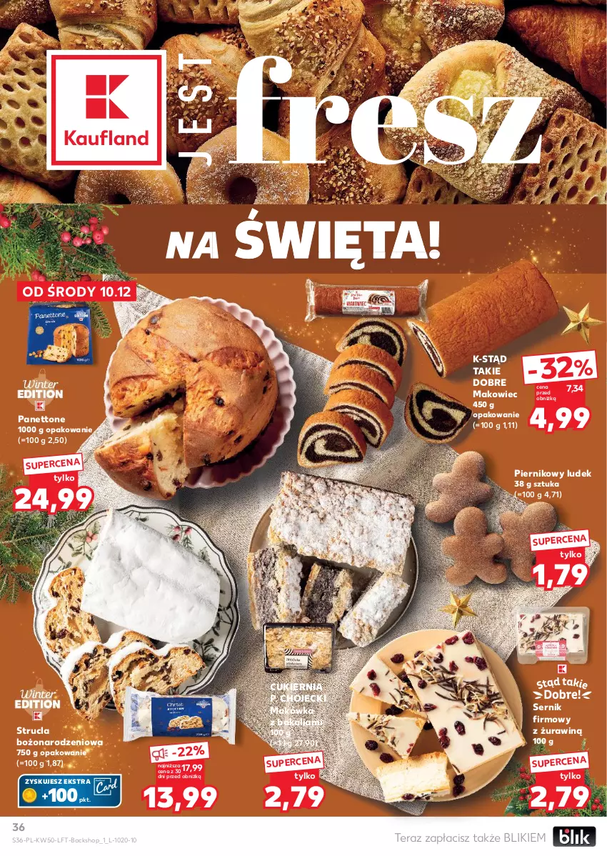 Gazetka promocyjna Kaufland - Gazetka tygodnia - ważna 10.12 do 16.12.2025 - strona 36 - produkty: Cukier, Makowiec, Piernik, Ser, Strucla, Tera