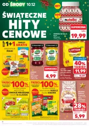 Gazetka promocyjna Kaufland - Gazetka tygodnia - Gazetka - ważna od 16.12 do 16.12.2025 - strona 18 - produkty: Makaron, Nutella, Sok, Por, Gra, Produkty mrożone, Herbata czarna, Dżem, Lipton, Ferrero, Owoce, Waga, Herbata, Olma, Knorr