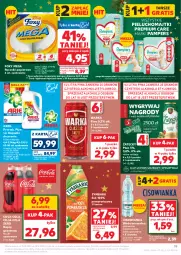 Gazetka promocyjna Kaufland - Gazetka tygodnia - Gazetka - ważna od 16.12 do 16.12.2025 - strona 19 - produkty: Piwa, Piwo, Sok, Por, Gra, Pampers, Papier, Majtki, Coca-Cola, Warka, Ręcznik, Napój gazowany, Tymbark, Foxy, Woda mineralna, Pieluchomajtki, Ręczniki papierowe, Ariel, Kapsułki do prania, Woda, Waga, Napój, Cisowianka