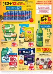 Gazetka promocyjna Kaufland - Gazetka tygodnia - Gazetka - ważna od 16.12 do 16.12.2025 - strona 25 - produkty: Piwa, Piwo, Nałęczowianka, Sok, Ser, Por, Gra, 7up, Papier, Chipsy, Mirinda, Papier toaletowy, Velvet, Lody, Pepsi, Carlsberg, Piwo jasne, Napój gazowany, Zielona Budka, Znicz, Woda mineralna, Woda, Waga, Lay’s, Napój