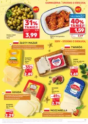 Gazetka promocyjna Kaufland - Gazetka tygodnia - Gazetka - ważna od 16.12 do 16.12.2025 - strona 35 - produkty: Mozzarella, Sos, Ser, Twaróg, Złoty Mazur, Oliwki, Ryba, Sałat, Galbani, Lasagne, Gouda