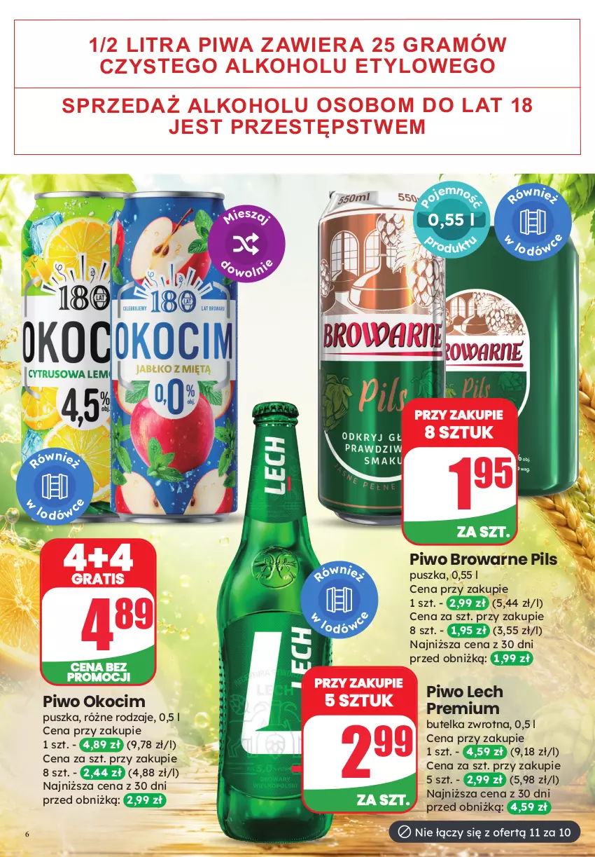 Gazetka promocyjna Dino - Weekendowe okazje - ważna 24.07 do 25.07.2026 - strona 6 - produkty: Gra, Koc, Lech Premium, Okocim, Piwa, Piwo
