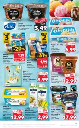 Gazetka promocyjna Kaufland - OFERTA TYGODNIA - Gazetka - ważna od 20.10 do 20.10.2021 - strona 25 - produkty: Ser, Mus, Benecol, Jogurt, Big Milk, Serek homogenizowany, Lody, Serek, Margaryna, Algida, Pudding, Bakoma, Müller, Napój mleczny, Alpro, Napój, LG