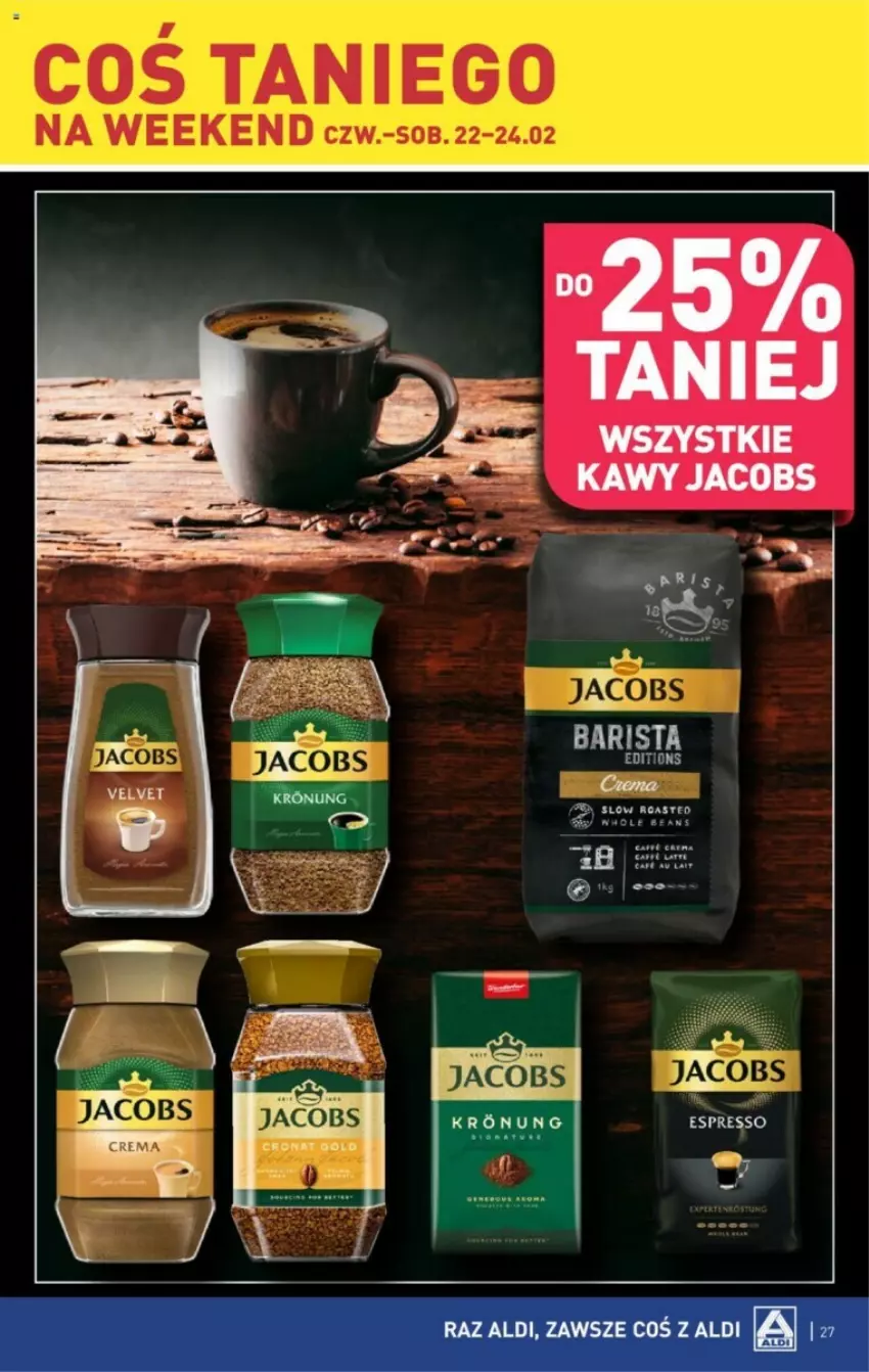 Gazetka promocyjna Aldi - ważna 19.02 do 25.02.2024 - strona 20 - produkty: Jacobs