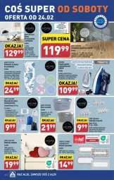 Gazetka promocyjna Aldi - Gazetka - ważna od 25.02 do 25.02.2024 - strona 35 - produkty: Piec, Top, Sok, Gra, Pokrowiec na deskę, Biustonosz, Kosz, Pojemnik, Uchwyty, Wełna, Torba, Bieżnik, Suszarki, Suszarka, Pokrowiec, Poduszka, Fa